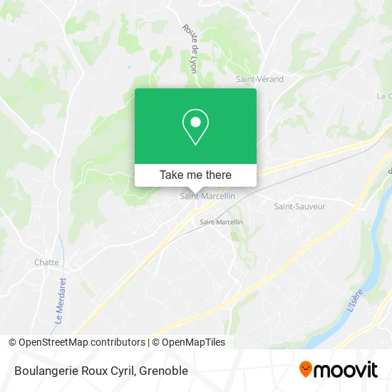 Boulangerie Roux Cyril map