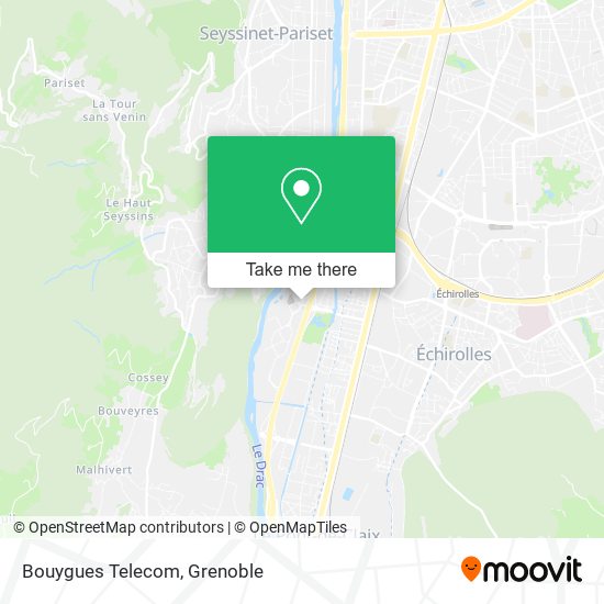 Mapa Bouygues Telecom