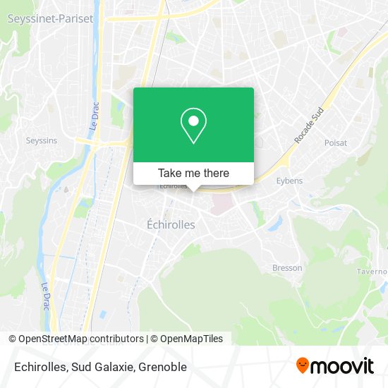 Echirolles, Sud Galaxie map