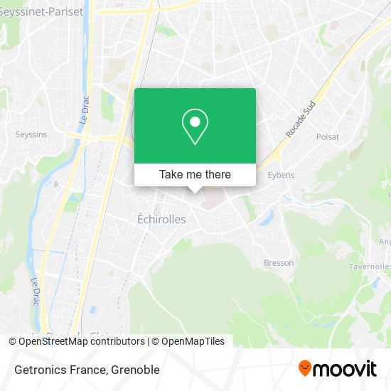 Mapa Getronics France