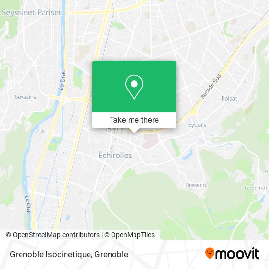 Mapa Grenoble Isocinetique