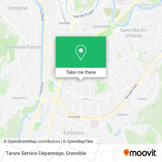 Tarare Service Dépannage map