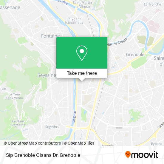 Sip Grenoble Oisans Dr map