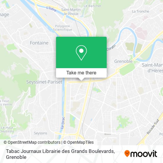 Tabac Journaux Librairie des Grands Boulevards map