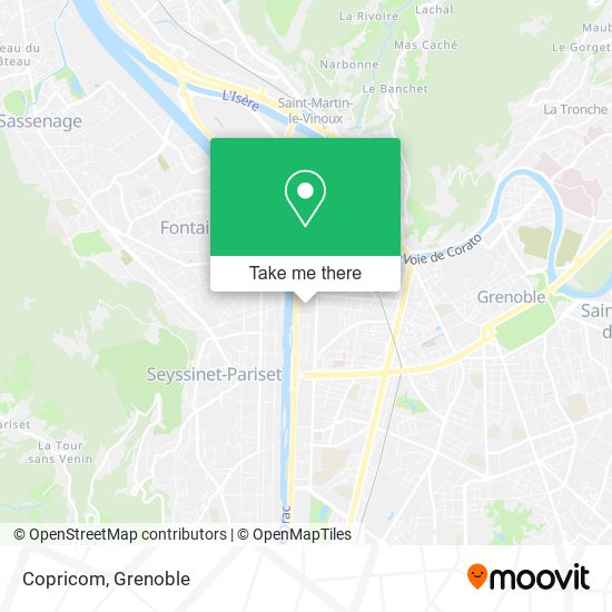 Copricom map