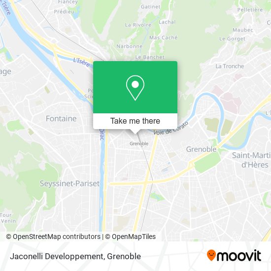 Jaconelli Developpement map