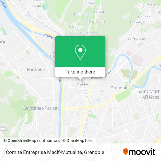 Comité Entreprise Macif-Mutualité map