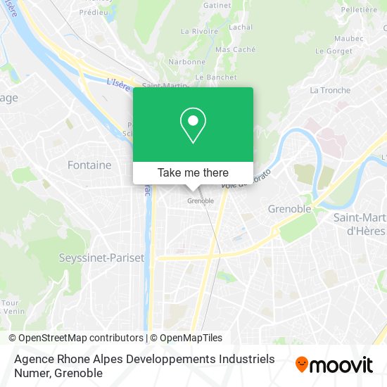 Agence Rhone Alpes Developpements Industriels Numer map