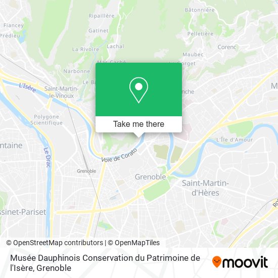 Musée Dauphinois Conservation du Patrimoine de l'Isère map