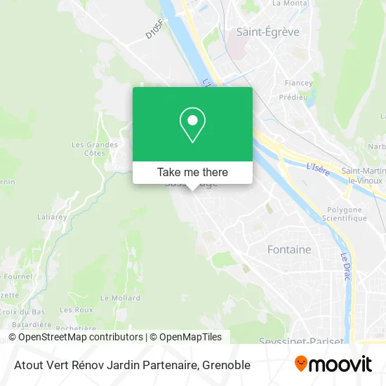 Atout Vert Rénov Jardin Partenaire map