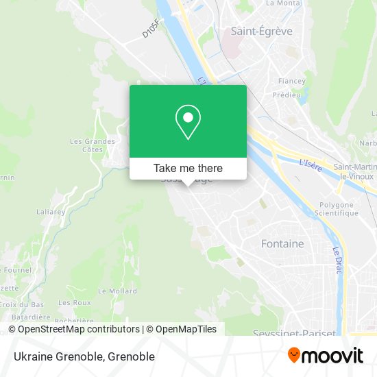 Ukraine Grenoble map