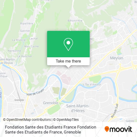 Fondation Sante des Etudiants France Fondation Sante des Etudiants de France map