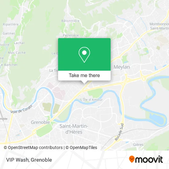 VIP Wash map