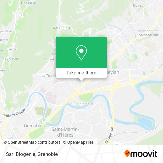 Sarl Biogenie map