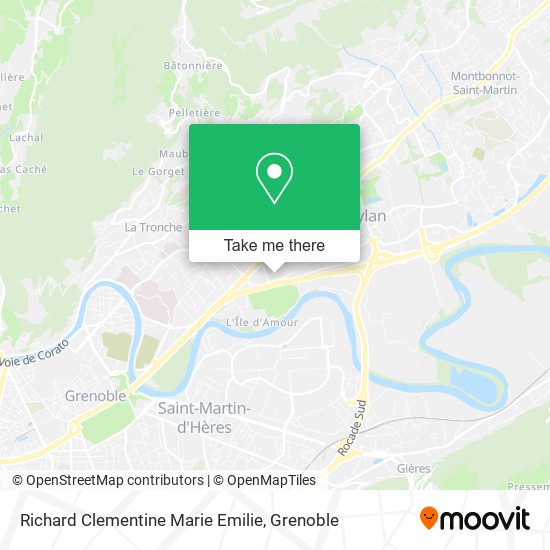 Richard Clementine Marie Emilie map