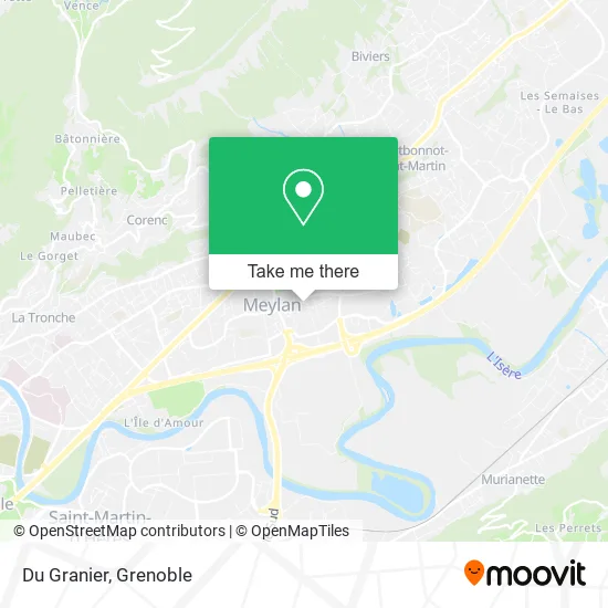 Du Granier map