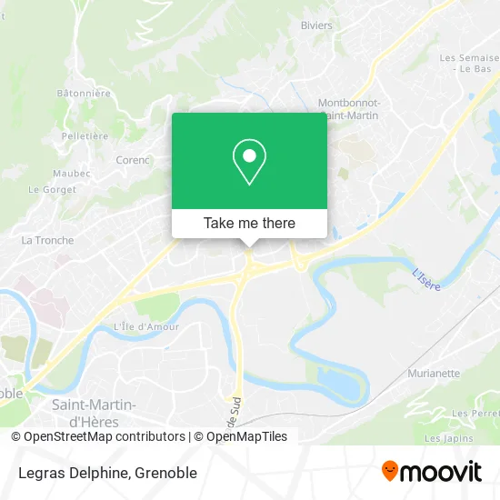 Legras Delphine map