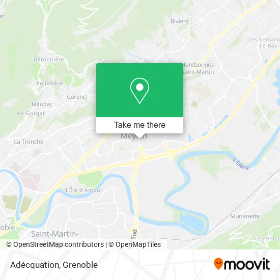 Adécquation map