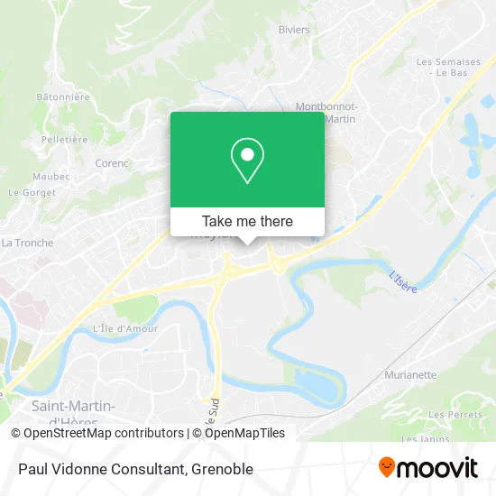 Paul Vidonne Consultant map