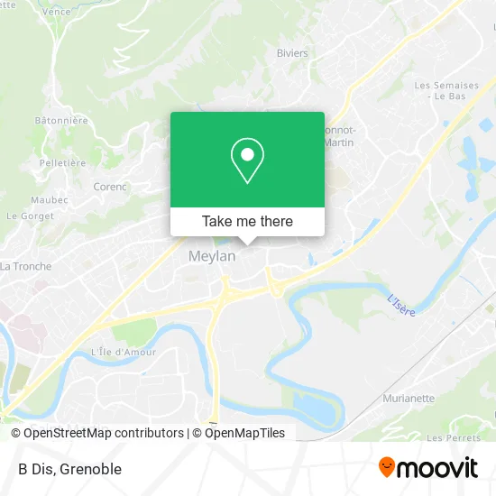 B Dis map