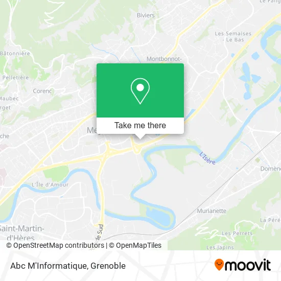 Abc M'Informatique map