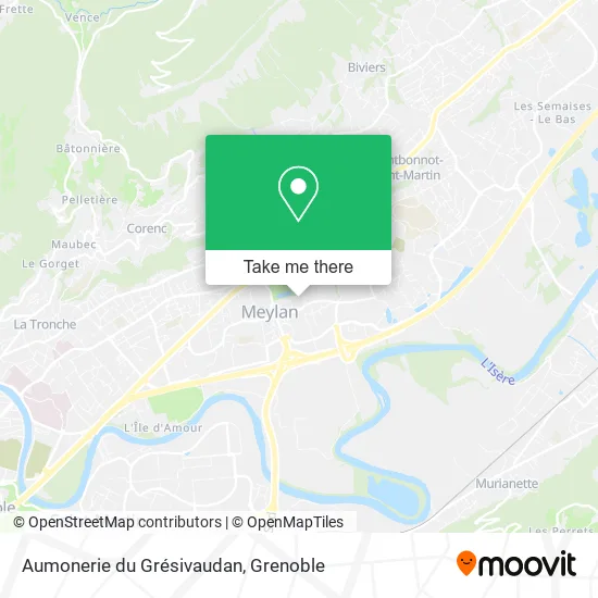 Aumonerie du Grésivaudan map