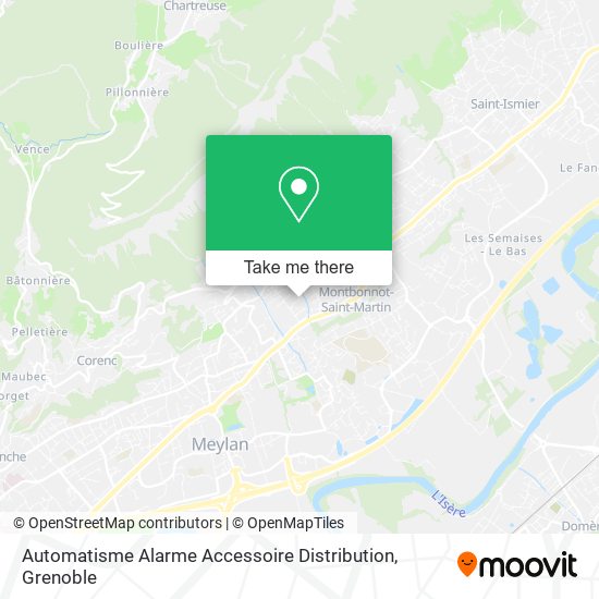 Automatisme Alarme Accessoire Distribution map