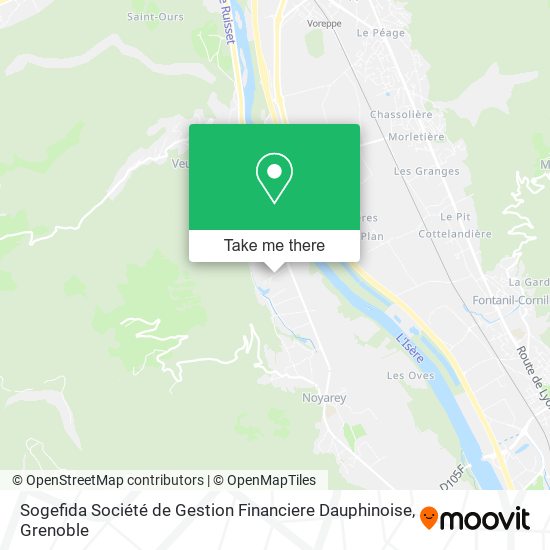 Sogefida Société de Gestion Financiere Dauphinoise map