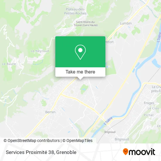 Services Proximité 38 map