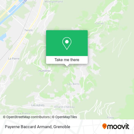 Payerne Baccard Armand map