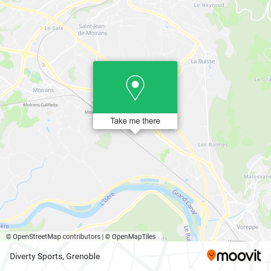 Diverty Sports map