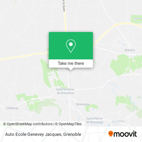 Auto Ecole Genevey Jacques map