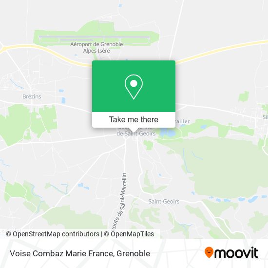 Voise Combaz Marie France map