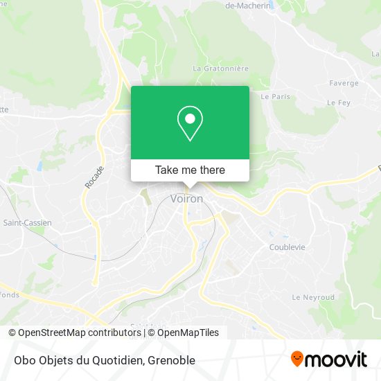 Obo Objets du Quotidien map