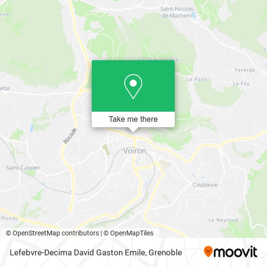 Lefebvre-Decima David Gaston Emile map