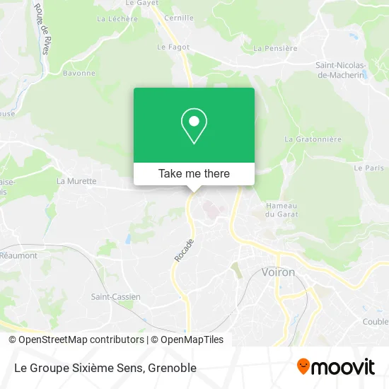 Le Groupe Sixième Sens map