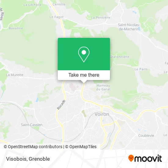 Visobois map