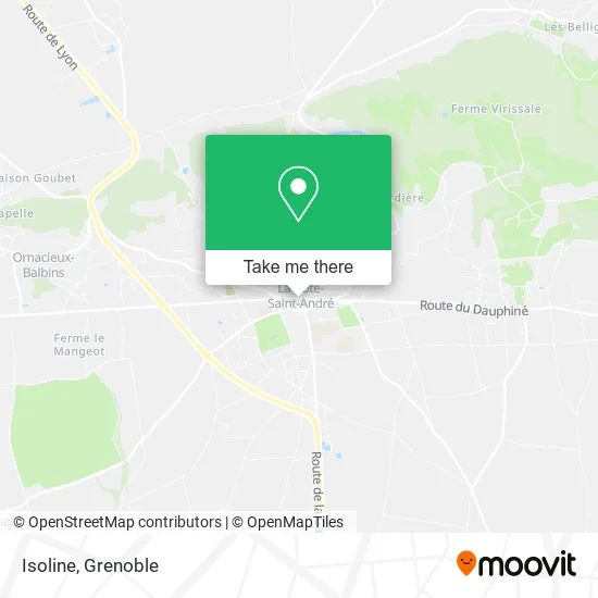 Isoline map