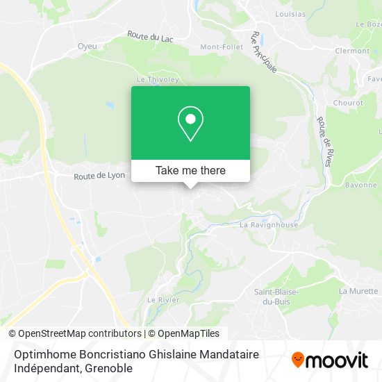 Optimhome Boncristiano Ghislaine Mandataire Indépendant map