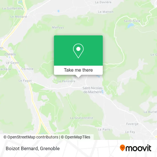 Boizot Bernard map
