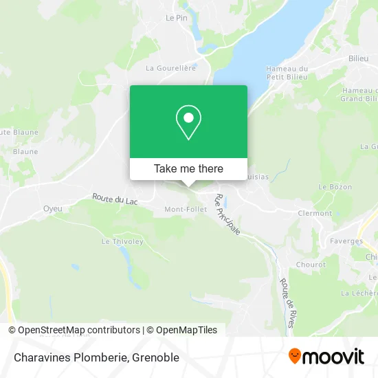 Charavines Plomberie map