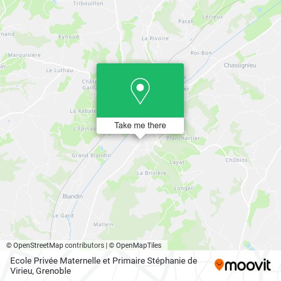 Ecole Privée Maternelle et Primaire Stéphanie de Virieu map