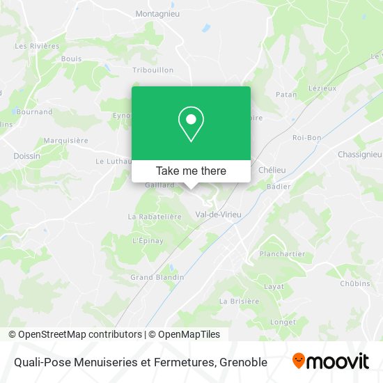 Mapa Quali-Pose Menuiseries et Fermetures