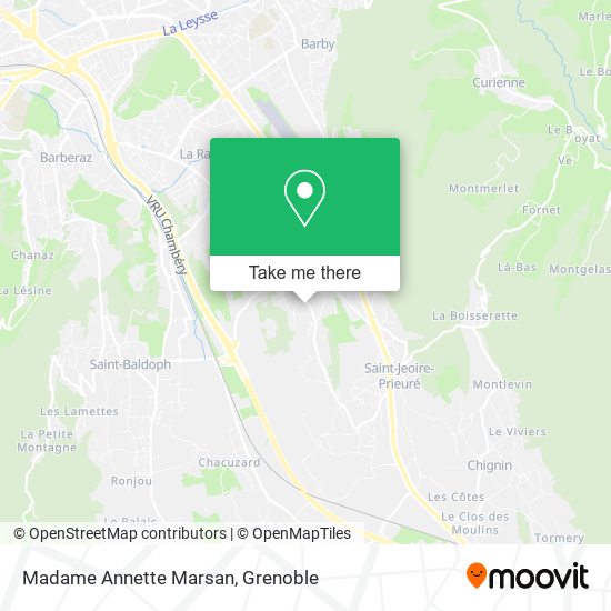 Madame Annette Marsan map
