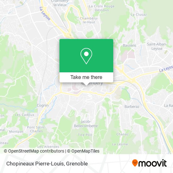 Mapa Chopineaux Pierre-Louis
