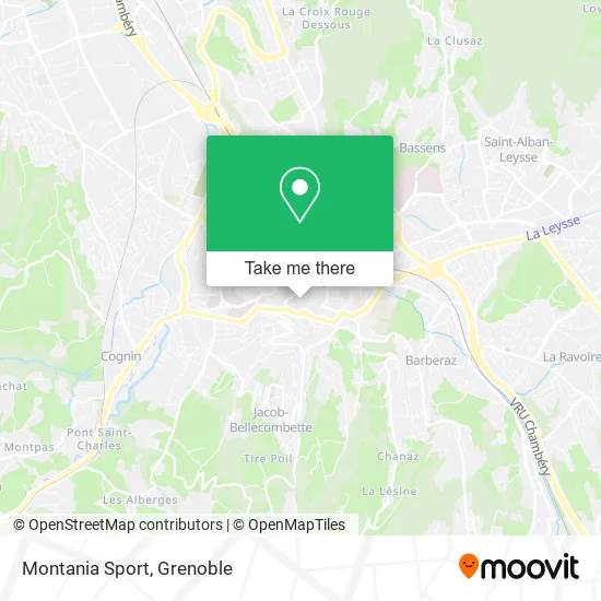 Montania Sport map