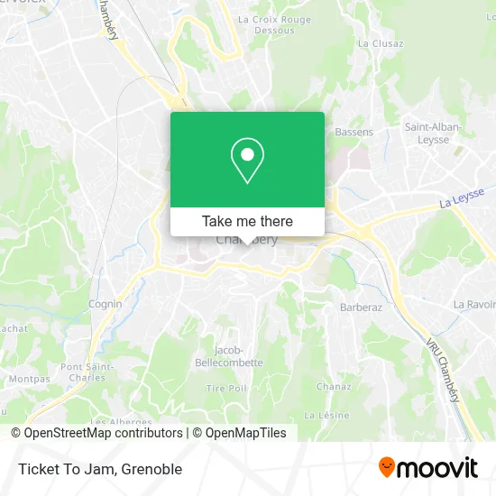 Ticket To Jam map
