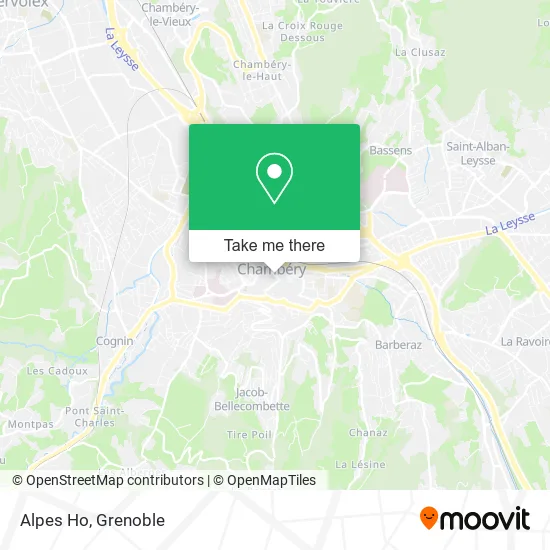 Alpes Ho map