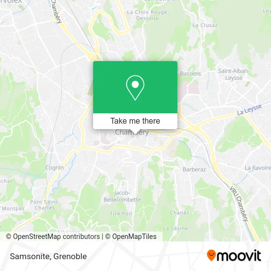 Samsonite map