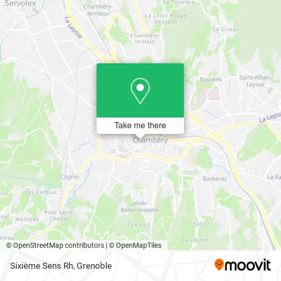 Sixième Sens Rh map